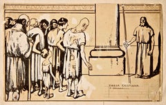 Christian Church in Jerusalem-Drawing by Gabriele Galantara-Early 20th Century