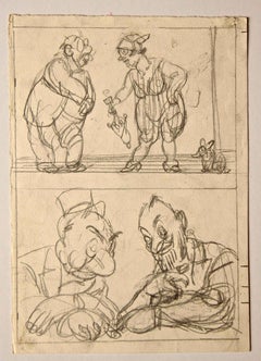 Confabulo - Disegno di Gabriele Galantara - 1908 circa