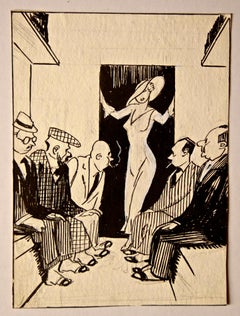 Défilé - Dessin - Début du XXe siècle