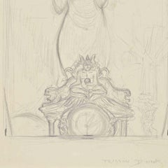 Frisson d'Hiver - Mallarmé - Disegno di Alberto Martini - anni '08