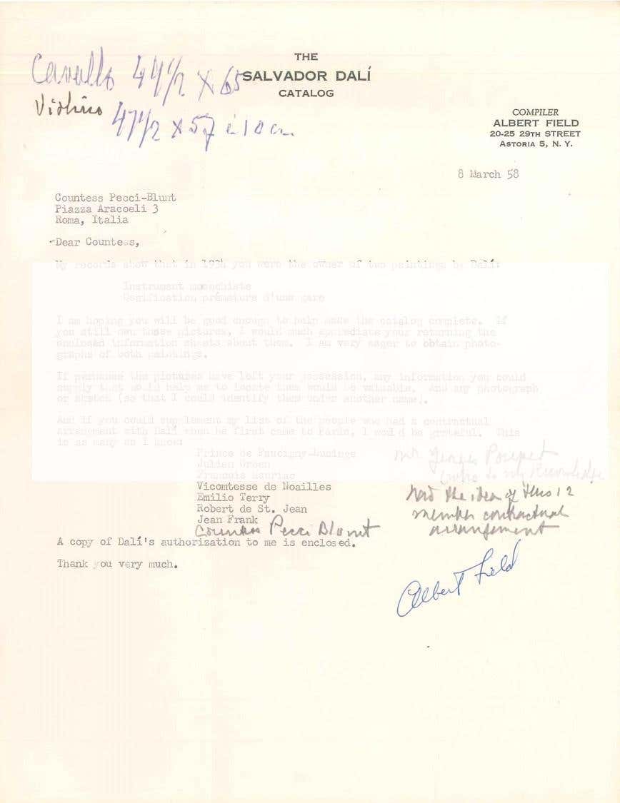 Albert Field Cataloging Dalì For Sale at 1stDibs albert field dali