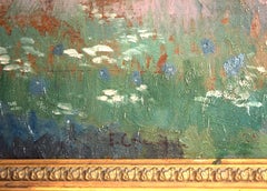 View of the Roman Countryside with Tiber - Enrico Coleman - Peinture à l'huile moderne