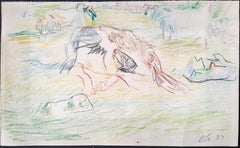 Pâturage - 1950s - Oskar Kokoschka - Modernity Art