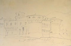 Chateau Fort - 19th Century - Horace Vernet - Drawing - Old Master