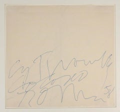 Colosseo - 1950s - Cy Twombly - Drawing - Comtemporary