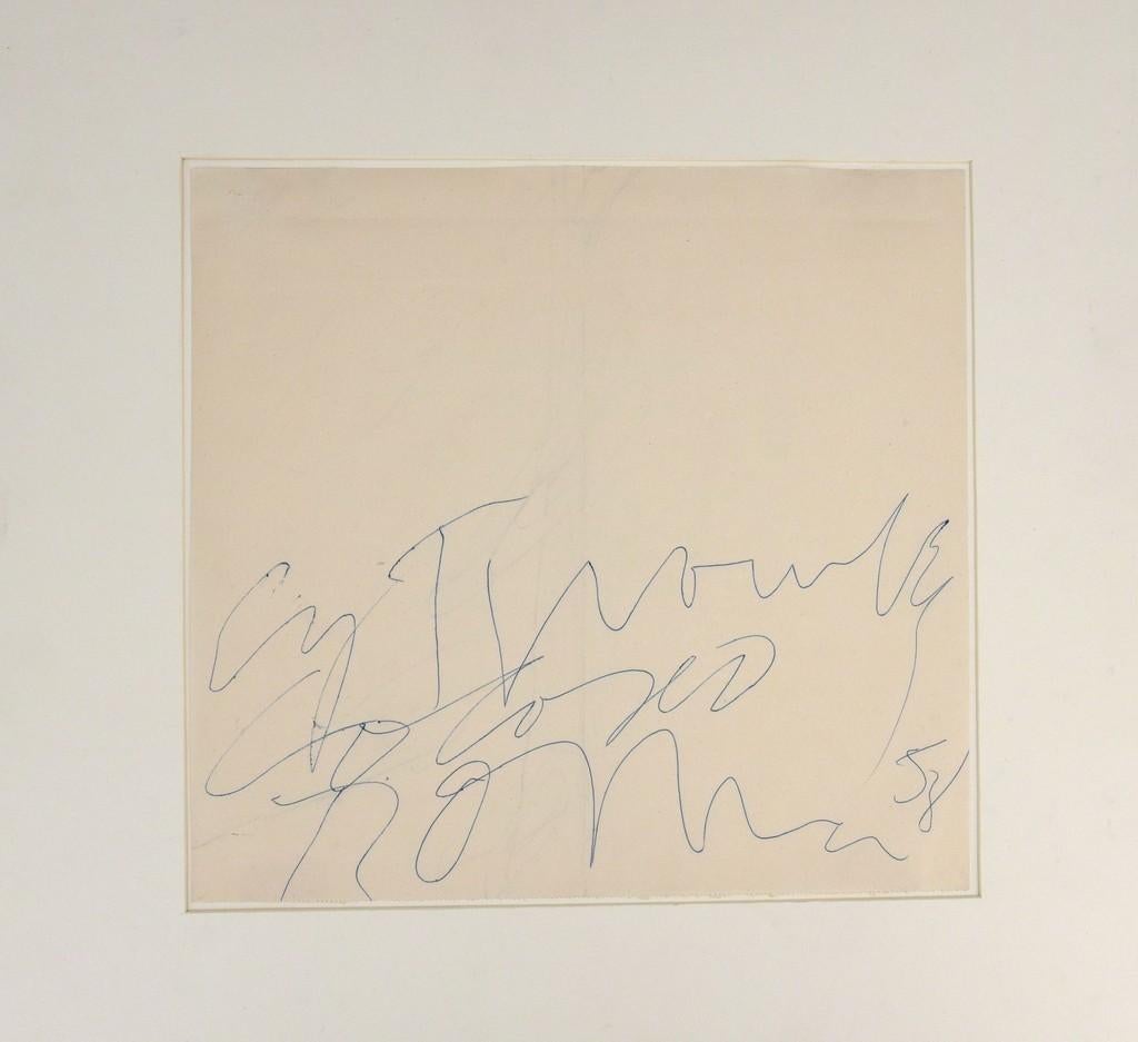 Colosseo - 1950s - Cy Twombly - Drawing - Comtemporary 1