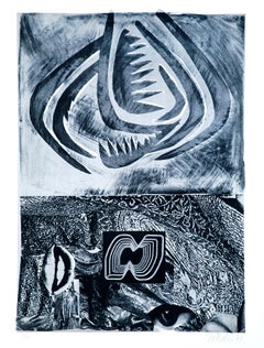 Stammeskunst - Originallithographie von Nani Tedeschi - 1971