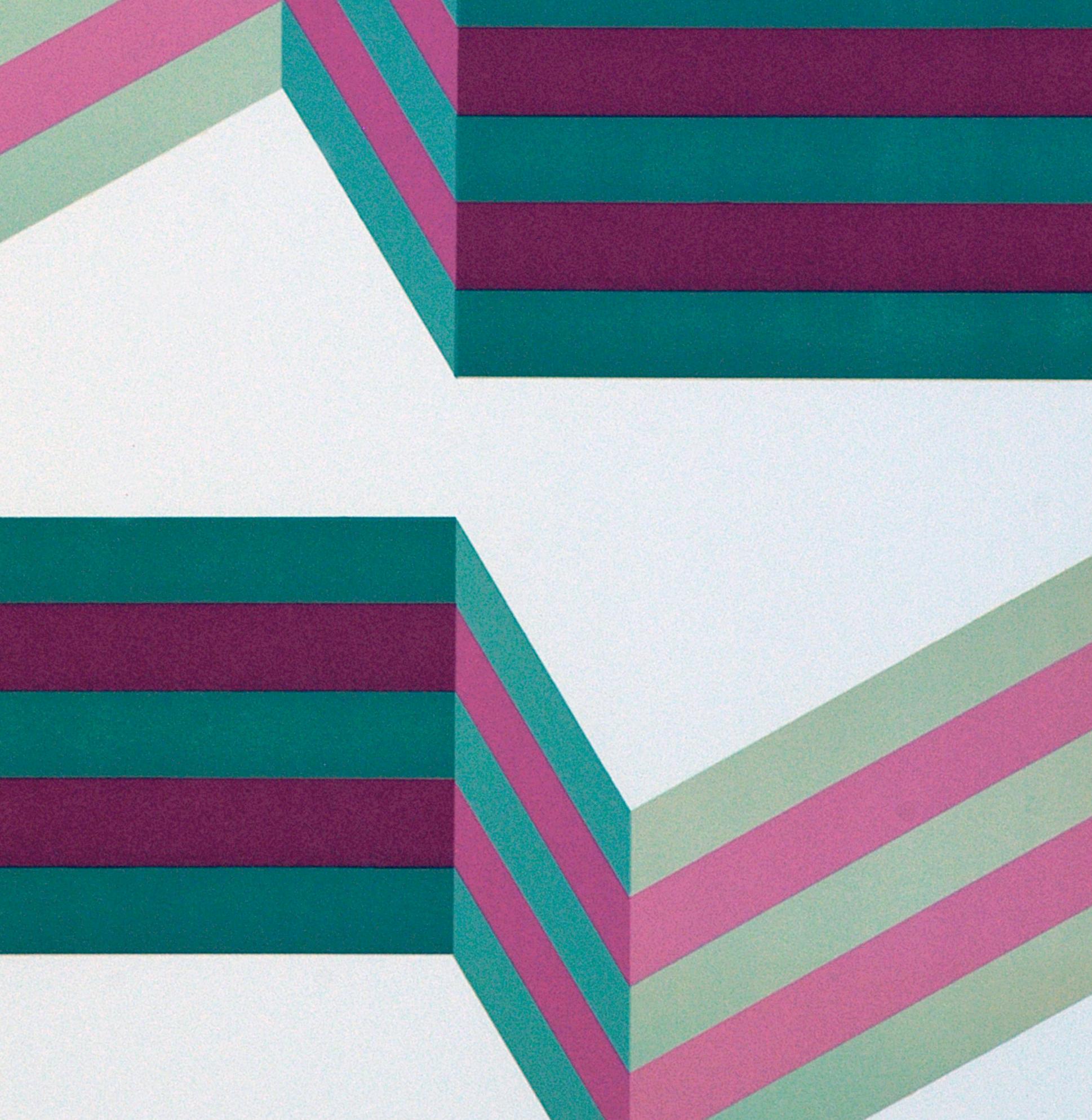 Perspectiva III - Litografía original de Renato Livi - 1971 en venta 1