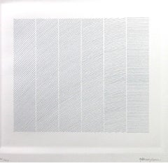 Lines - Original Etching by Giulia Napoleone - 1974