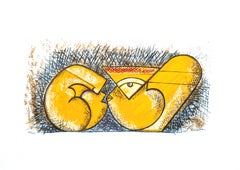 Forme - Litografia originale di Pietro Cascella - 1980