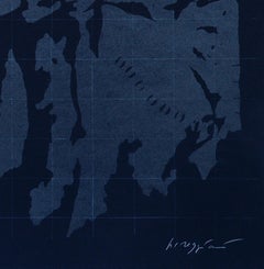 Uomini della notte .  Litografia di Pino Reggiani - 1970 ca.
