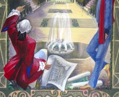 Versailles - 1980 - Emile Deschler - Pittura - Contemporaneo