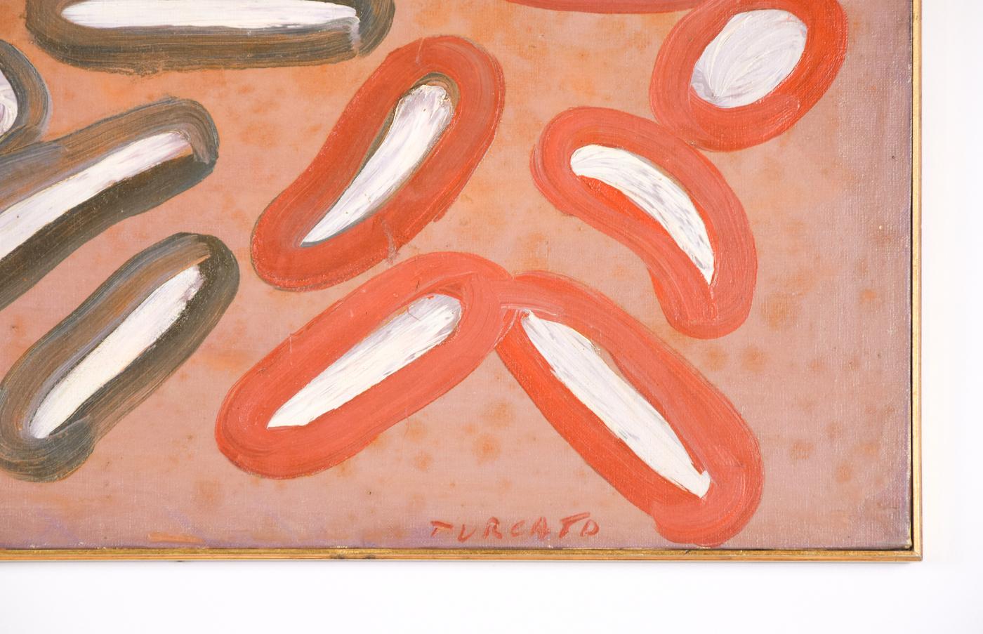 Composizione astratta - Anni '60 - Giulio Turcato - Pittura - Contemporaneo in vendita 2