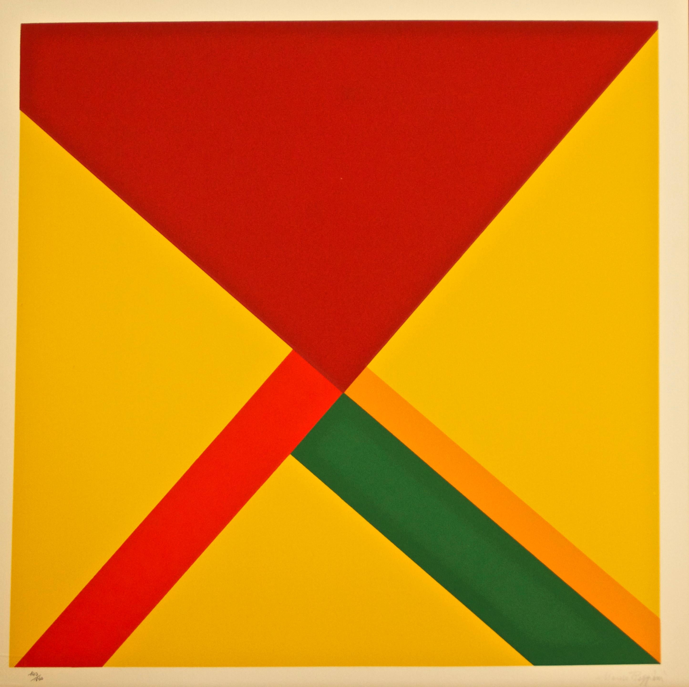 Composition - Original Silkscreen by Mauro Reggiani - 1972 1