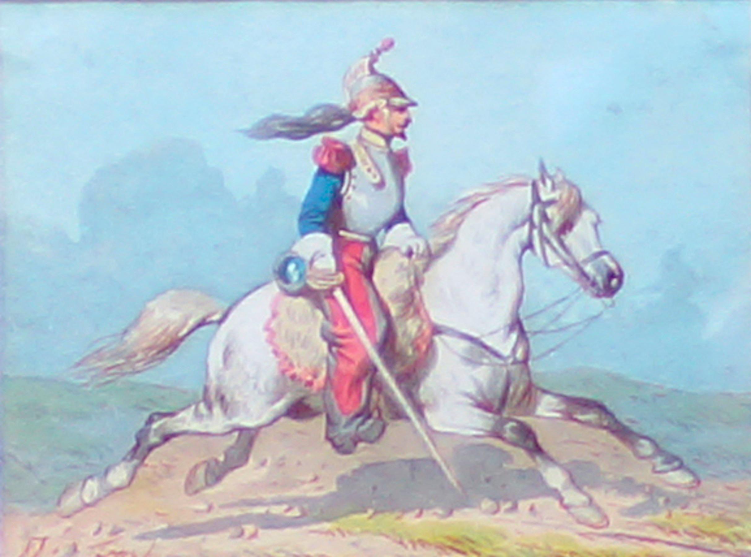 Preciosa acuarela sobre papel, en muy buen estado.
El Artista, que era hijo de Simeone Fort, pertenecía a la escuela francesa del siglo XIX y comenzó su obra en el Salón de París en 1842.
Con el antiguo marco original.

Prov.: Jaber & Marconi.

Esta