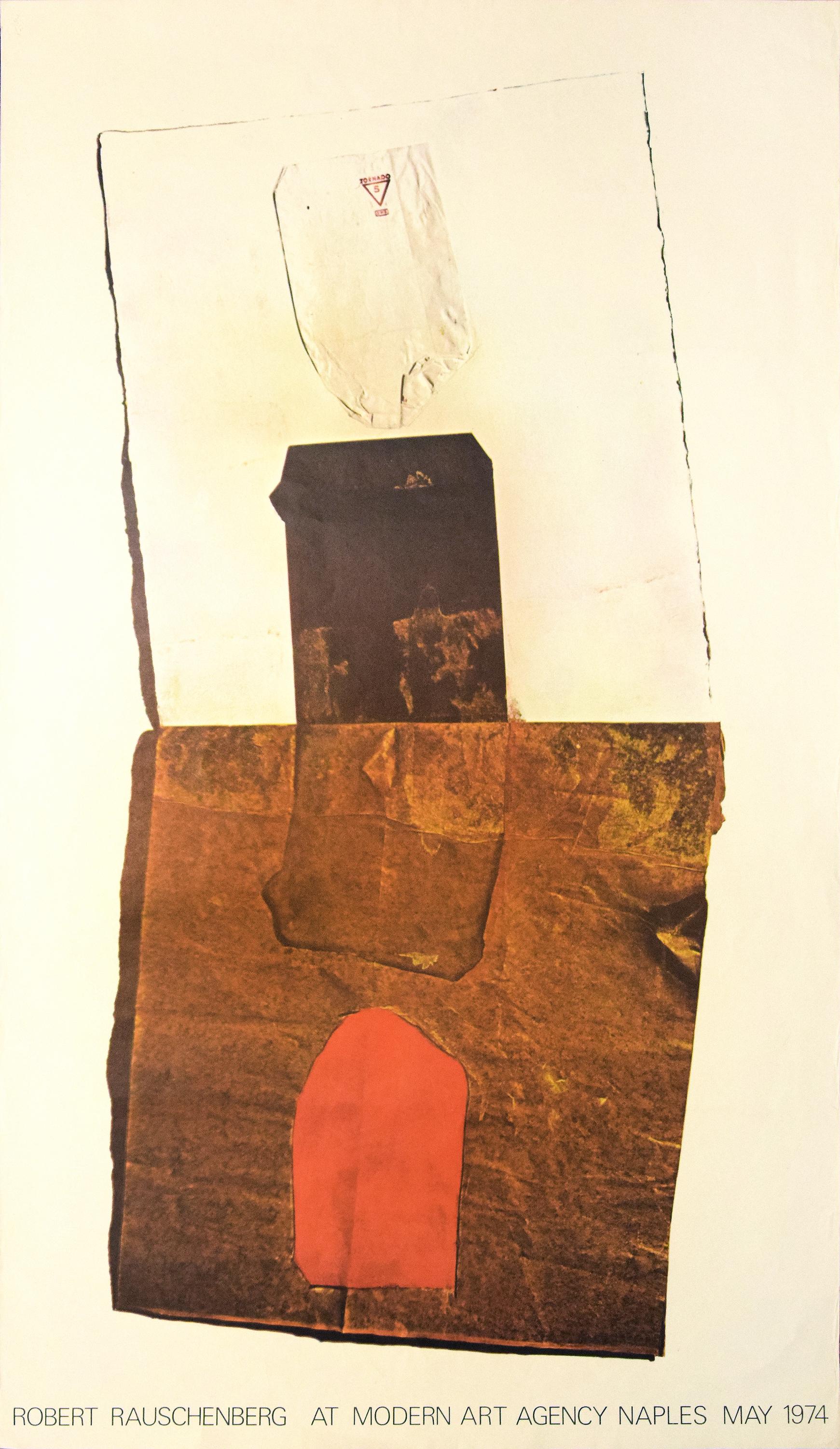 Rauschenberg's Poster - Vintage Poster 1974 1