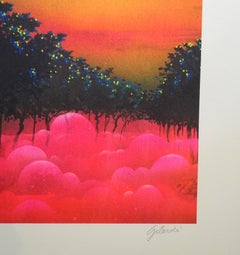 "Inverosimile" no.5 -  Lithograph by Piero Gilardi - 1990
