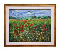 Tuscan Landscape - Original Oil on Canvas by Luciano Sacco