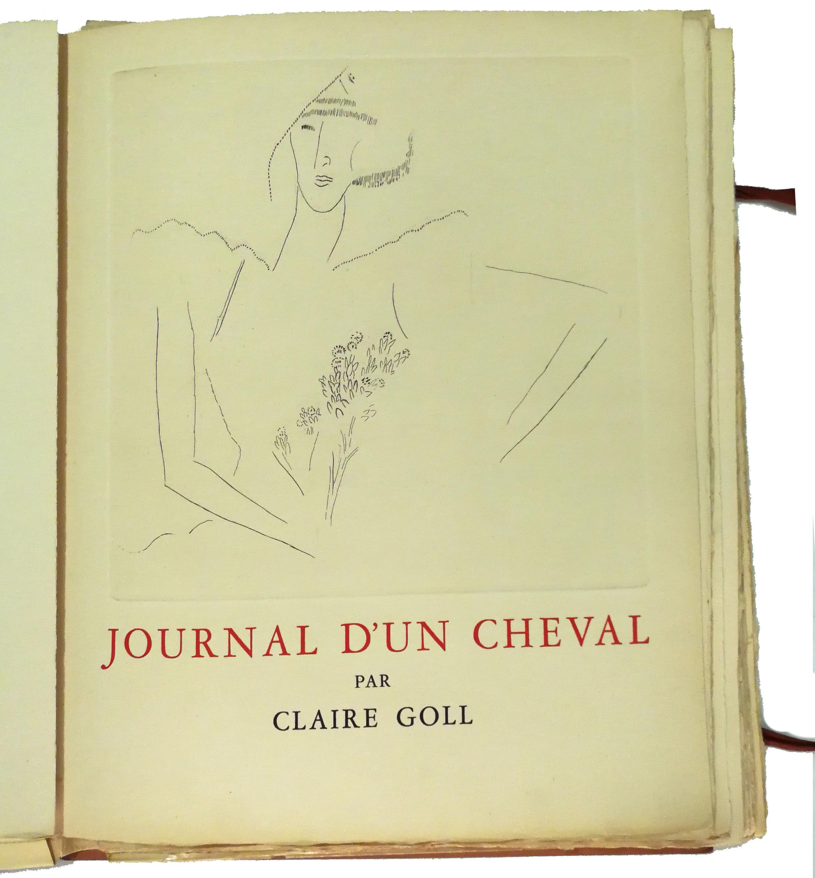 Journal d'un Cheval - Original Artist Book by C. Goll, illustrated by M. Chagall 2