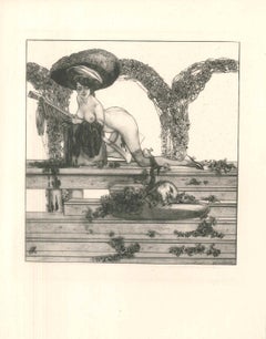 Judith Beheading Holofernes - Heliogravure by Franz von Bayros - 1907