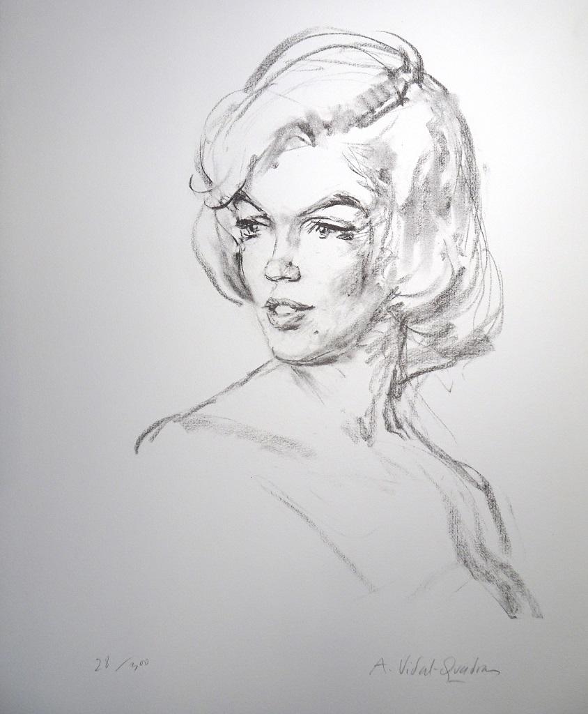 Alejo Vidal-Quadras Portrait Print – ''Marilyn" SELECTION : Drei erstaunliche Pieces ON SALE