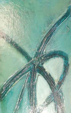 Informal Shape - Original Acrylic on Canvas by L. Bjorn