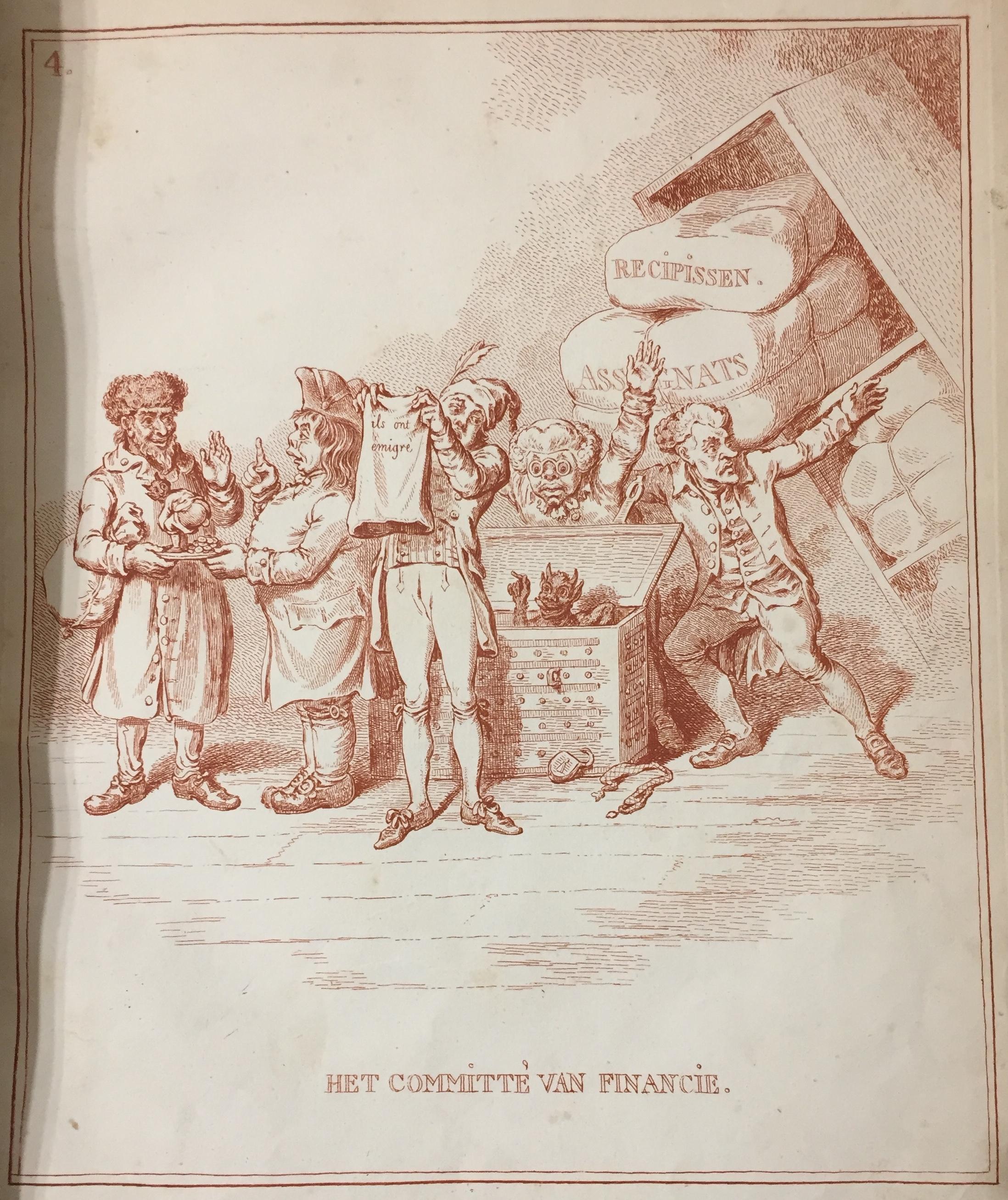 Hollandia Regenerata – seltenes Original illustriertes Pamphlet – 1795 im Angebot 4