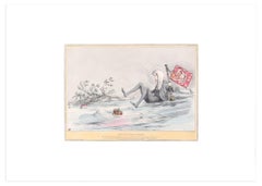 The Last of His Race (La dernière de sa course) - Lithographie de J. Doyle - 1831