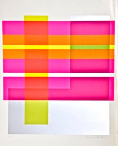 Composition - Original Screen Print by Franco Cannilla - 1971