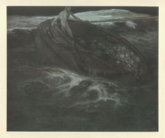 Tribut der Salome - Vintage Héliogravure by Franz von Bayros - 1921 ca.