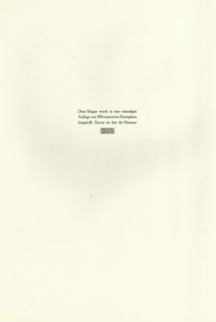 Kampf - Vintage Héliogravure by Franz von Bayros - 1921 ca.