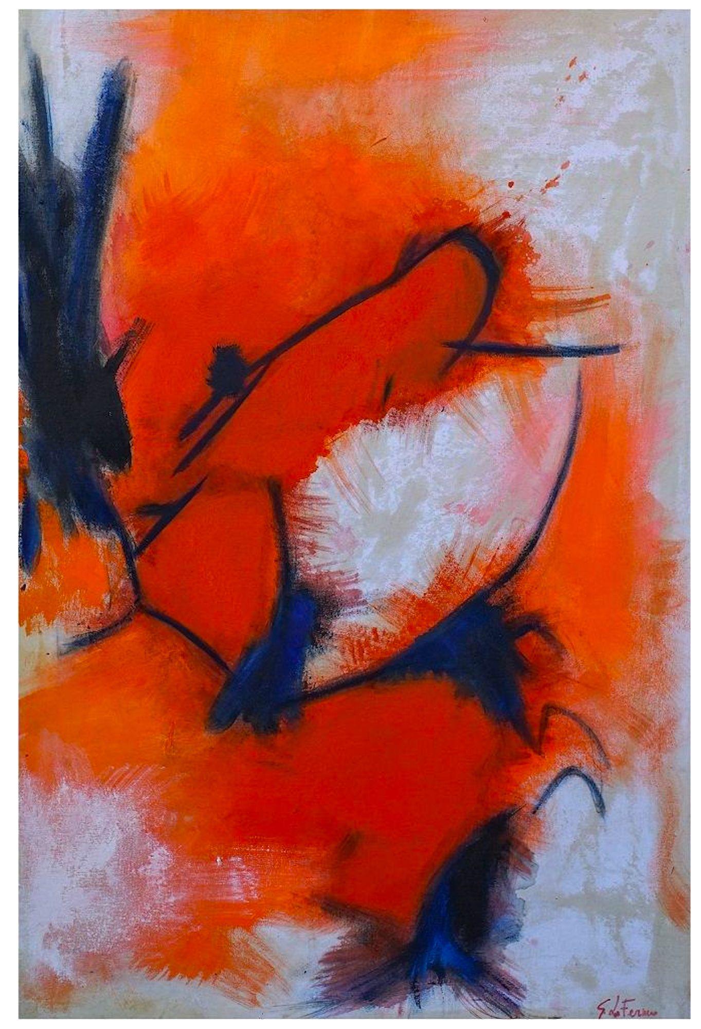 Giorgio Lo Fermo Abstract Painting - Informal Painting - Oil Painting 2014