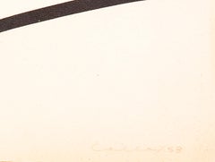 Abstract  Original Lithograph by Ettore Colla - 1953