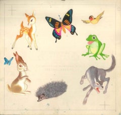 Le Avventure di Cerbiattino - Conte original illustré de Sandro Nardini - 1940