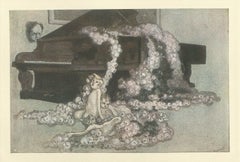 Rosenwalzer - Hliogravure vintage de Franz von Bayros - 1921 environ