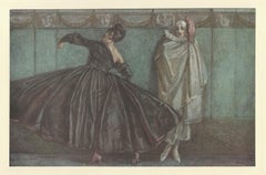 Gaukler and Tanzerin -  Two Vintage Héliogravure by Franz von Bayros - 1921 ca.