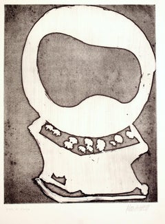 Skull - 20th Century - Sante Monachesi - Etching - 1970 ca.