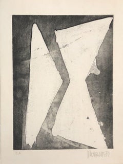 Hourglass - 20th Century - Sante Monachesi - Etching - 1970 ca.