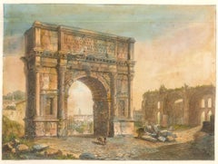 Archi di trionfo - Litografie e acquerelli originali - Metà del XIX secolo