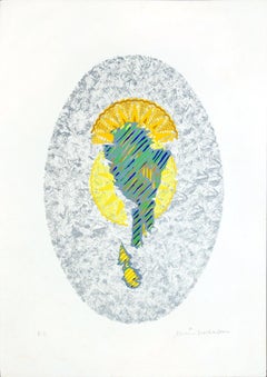 Peacock - Lithograph by Mario Padovan - 1970s
