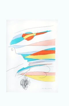 Ohne Titel – Lithographie von Giulio Turcato – 1970er Jahre