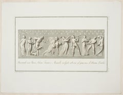Bacchanalia -  Etching by P. Fontana After A. Tofanelli - 1821