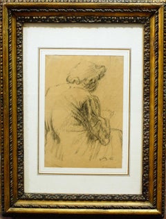 Grandmother - Pencil Drawing by Giuseppe Mazzullo - 1933