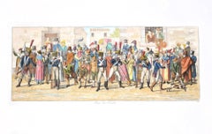 Horse Race - Original Etching by C. G. Hyalmar Morner - 1820