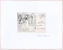 Nude Sketch - Pastel by Michel Simonidy - 1910s