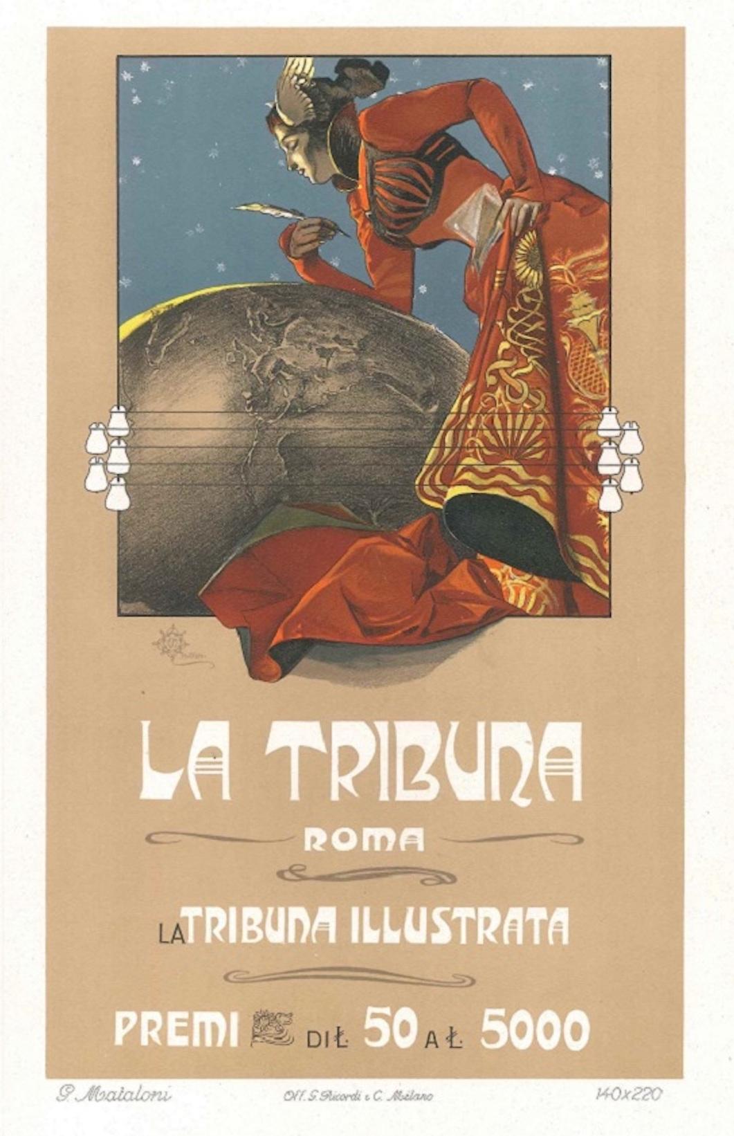 La Tribuna - Lithograph by G. Mataloni - 1897
