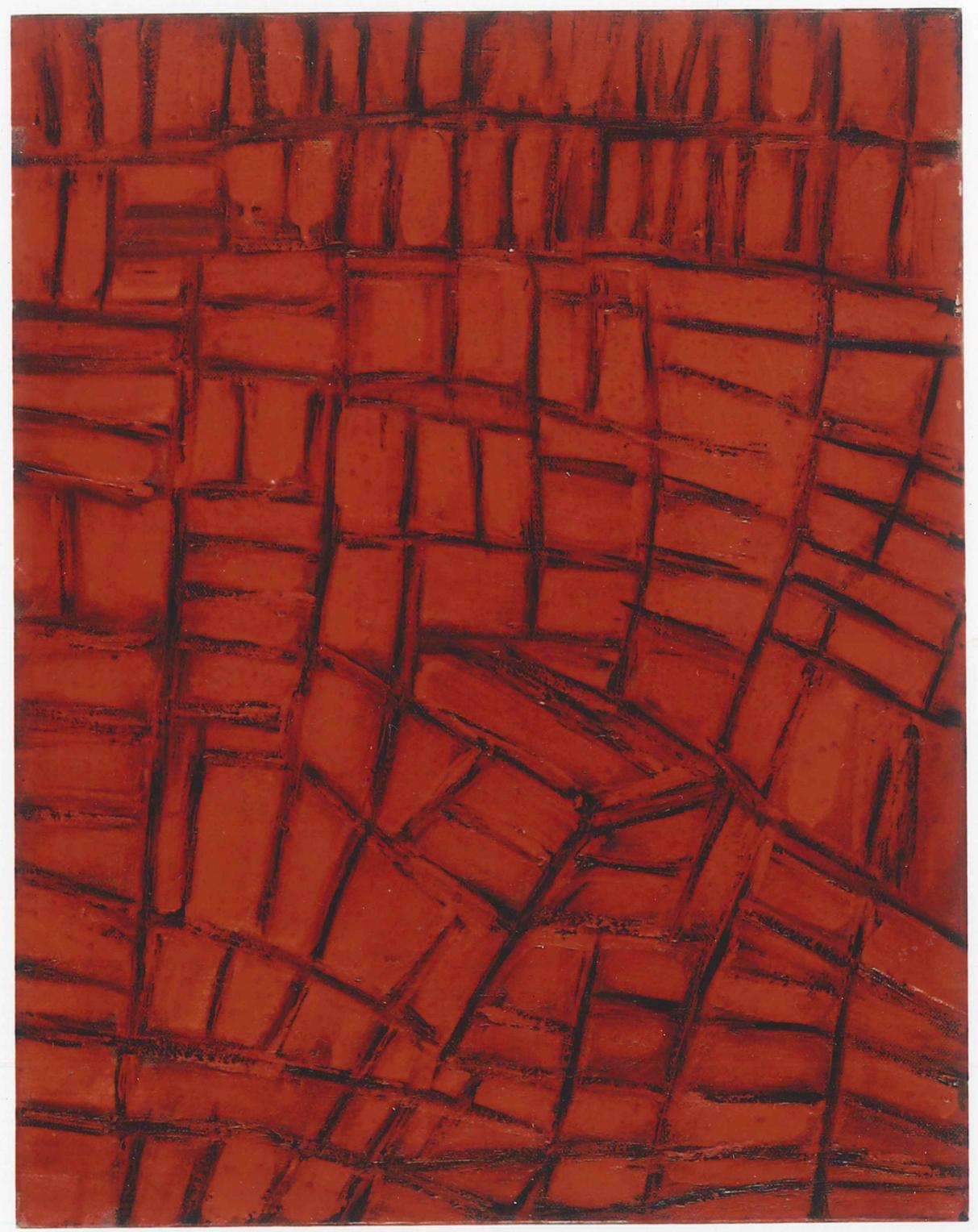 Geometric Abstractism is an original artwork realized by Giorgio Lo Fermo in 2012

Oil on canvas.

This contemporary artwork is a representation of an abstract lattice: red predominates the composition and intertwines with delicate black