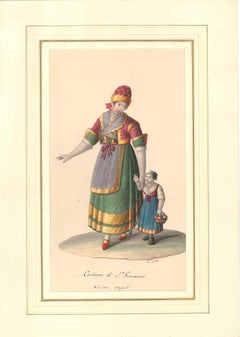 Costume di San Giovanni - Aquarell von M. De Vito - 1820 ca.