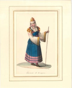 Costume di Sinagreci - Aquarell von M. De Vito - 1820 ca.