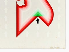 Untitled - Original Screen Print by Giorgio Bompadre - 1969